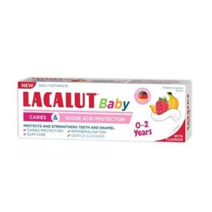 Pasta de Dinti pentru Copii 0-2 Ani - Lacalut Baby Caries & Sugar Acid Protection, 55 ml imagine