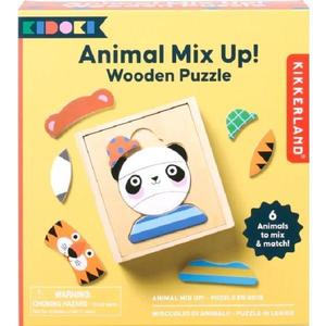 Puzzle educativ. Animal Mix Up! Wooden Puzzle imagine