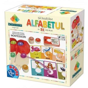 Sa invatam alfabetul cu 31 de carti de joc D-Toys imagine