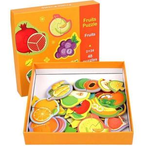 Puzzle pentru bebelusi - Fructe, 48 piese, 7Toys imagine