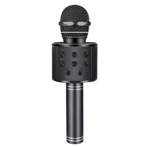 Microfon karaoke wireless, Negru, 7Toys imagine