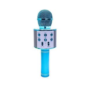 Microfon karaoke wireless, Albastru, 7Toys imagine