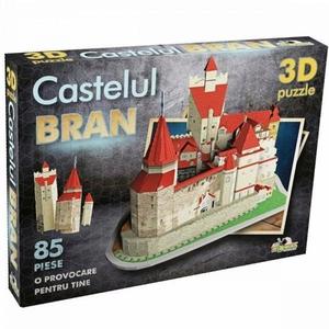Puzzle 3D - Castelul Bran, 7Toys imagine