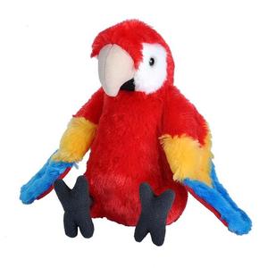 Jucarie de plus - Papagal Macaw Stacojiu | Wild Republic imagine