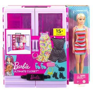Papusa Barbie - Cu dulapul Barbie | Mattel imagine