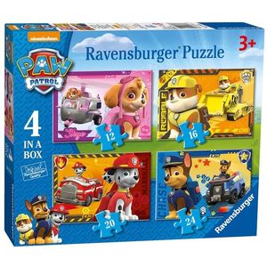 Set 4 puzzle-uri - Patrula catelusilor | Ravensburger imagine