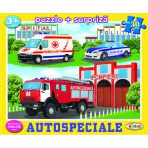 Puzzle - Autospeciale (30 piese) | Dorinta imagine