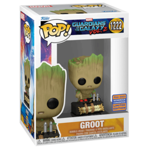 Figurina - Guardians of the Galaxy Volume 2 - Groot with Button | Funko imagine