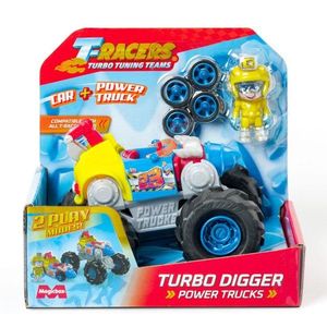 Set masinuta si figurina, T-Racers, Power Trucks Turbo Digger imagine
