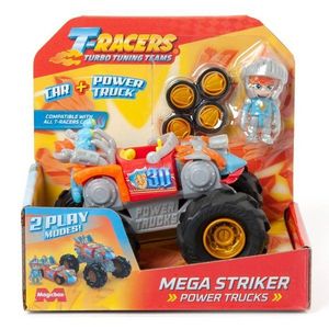 Set masinuta si figurina, T-Racers, Power Trucks Mega Striker imagine