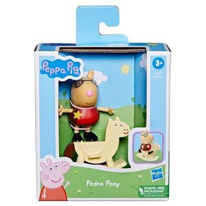 Figurina Peppa Pig, Pedro Pony si balansoar, 7 cm, F6788 imagine