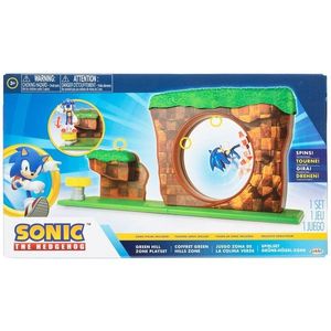Set de joaca cu figurina Nintendo Sonic, Green Hill Zone imagine