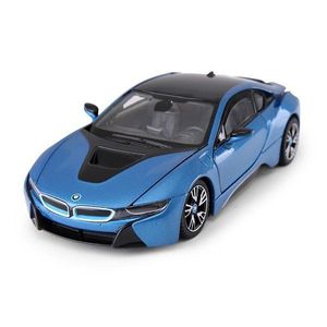 Masinuta Rastar BMW I8, Albastru, 1: 43 imagine