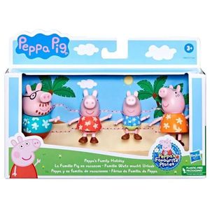 Set figurine Peppa Pig, Familia lui Peppa Pig in Vacanta, F8082 imagine