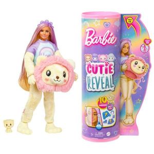 Papusa Barbie, Cutie Reveal, Lion, 10 surprize, HKR06 imagine