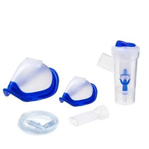 Kit accesorii Flaem RF7 Dual Speed pentru aparate de aerosoli, masca copii si adulti, pahar de nebulizare, piesa bucala, furtun imagine