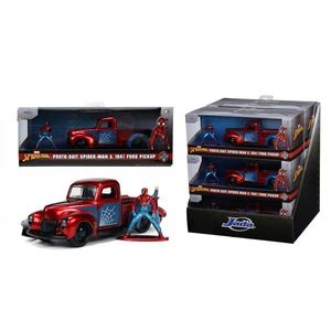 Set figurina si masinuta - Proto-Suit Spider-Man & 1941 Ford Pickup | Jada Toys imagine