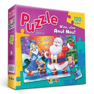 Puzzle 120 piese - Vine, vine Anul Nou! | Dorinta imagine