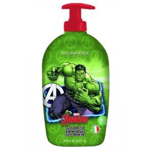 Gel de Dus pentru Copii cu Galbenele si Musetel - Naturaverde Kids Avengers Hulk Shower Gel, 500 ml imagine