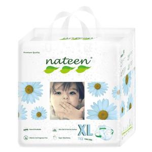 Scutece biodegradabile, ecologice, Nateen Premium Line, XL (marimea 5, 12-25 kg), 14 buc imagine