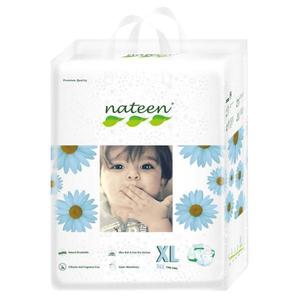 Scutece biodegradabile, ecologice, Nateen Premium Line, XL (marimea 5, 12-25 kg), 56 buc imagine