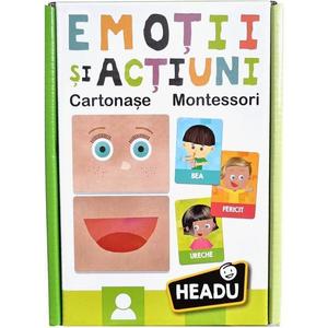 Montessori. Cartonase emotii si actiuni imagine