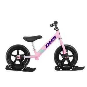 Bicicleta fara pedale Dhs Ride-on roz imagine