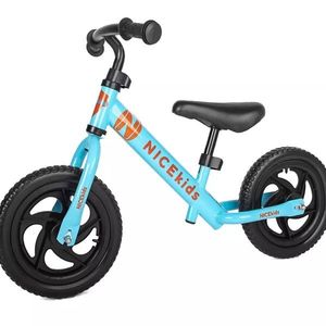 Bicicleta fara pedale 12 inch Nice Kids Blue imagine