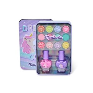Set produse cosmetice pentru copii Little Unicorn Makeup Tin Box Martinelia imagine