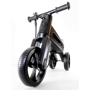 Bicicleta fara pedale 2 in 1 Funny Wheels Rider SuperSport All-Black Limited imagine