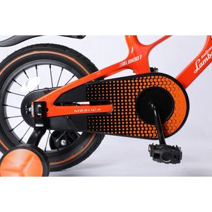 Bicicleta Lamborghini 18 inch cadru magneziu portocalie imagine