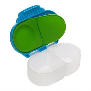 Caserola compartimentata Snackbox B.Box albastru cu verde imagine
