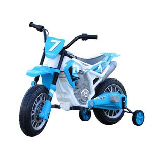 Motocicleta electrica pentru copii Kinderauto BJH022 70W 12V, culoare Albastru imagine