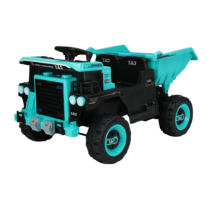 Basculanta electrica pentru 2 copii, Kinderauto BJDQ818 120W 12V 10Ah PREMIUM, culoare Turquoise imagine
