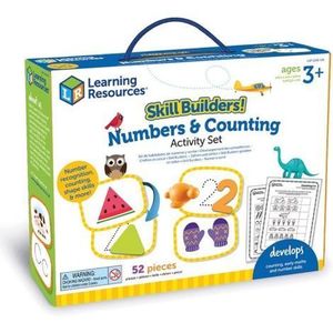 Set activitati educative Invat sa numar pentru copii de 3 -7 ani, 52 piese Learning Resources LSP1245-UK imagine