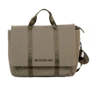 Ghiozdan Childhome My School Bag Kaki imagine