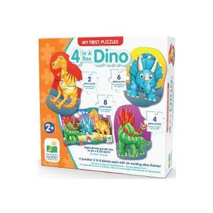 Set primele mele 4 puzzle-uri: Dinozauri imagine