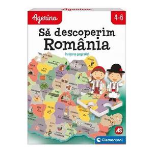 Joc educativ Agerino: Sa descoperim Romania. Invatarea geografiei imagine