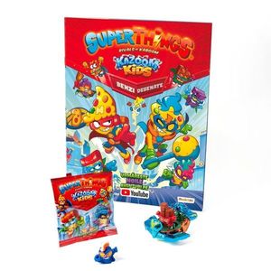 Set de joaca cu figurine si revista, Superthings, Kazoom Kid imagine