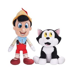 Set 2 jucarii din plus Play by Play, Pinocchio 35 cm si Figaro 24 cm imagine
