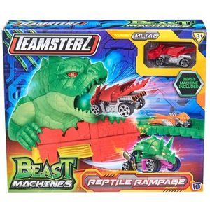 Set de joaca cu masinuta, Teamsterz Beast Machines Reptile Rampage imagine