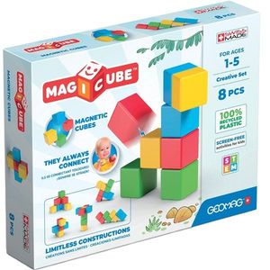 Joc de constructie Geomag, Magnetic Magic Cube, 8 piese imagine