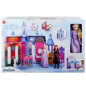 Set de joaca cu papusa, Disney Frozen, Castelul din Arendelle, HLW61 imagine