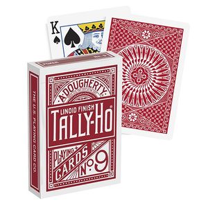 Carti de joc - Tally-Ho Circle Back, Red | Bicycle imagine
