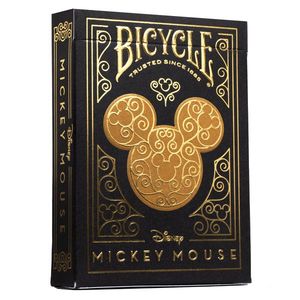 Carti de joc - Disney Mickey Mouse - Black and Gold | Bicycle imagine