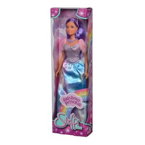 Papusa - Steffi Love - Rainbow Princess - Cu rochita de printesa mov | Simba imagine
