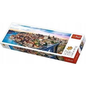 Puzzle - Panorama 500 Porto Portugalia | Trefl imagine