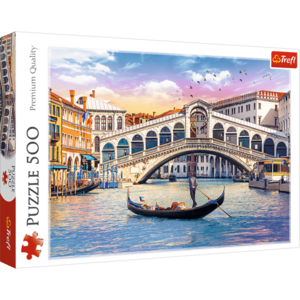 Puzzle 500 de piese - Gondola in Venetia | Trefl imagine