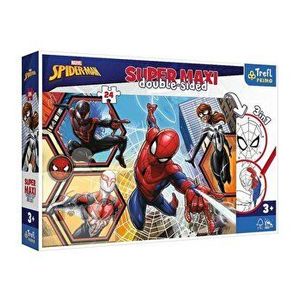 Puzzle Trefl Primo Super Maxi - Spider-Man in actiune, 24 piese imagine