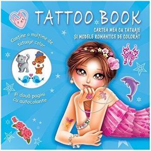 Cartea mea cu tatuaje si modele romantice de colorat - *** imagine